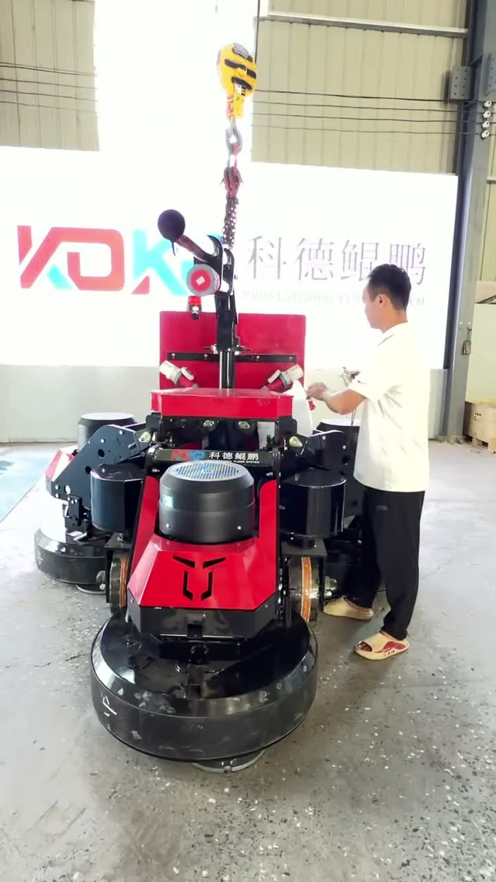 Kede Kunpeng floor grinder assembly in the workshop